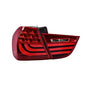 Vekto LED tail lights for BMW 3 Series E90 LCI 2009-2012, showing sleek red and clear taillight lenses with integrated LED strips.
