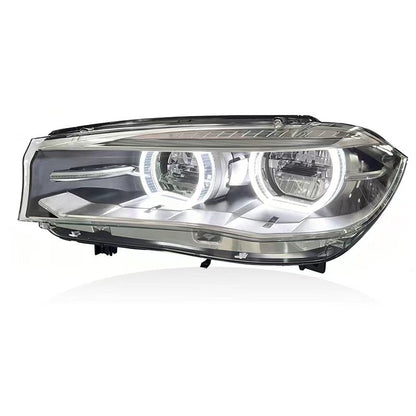Vekto V2 Dual DRL LED Headlights assembly for BMW X5 F15 2014–2018 showing front view with dual LED daytime running lights