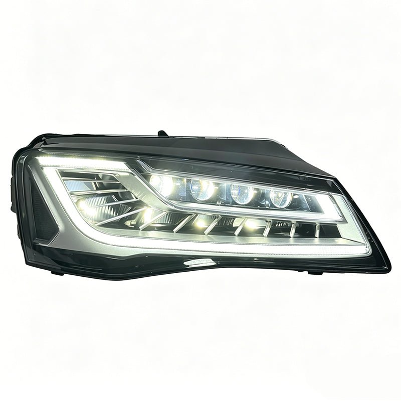 Audi A8 LED Headlights DRL Turn Signal Upgrade 2011–2013 - AudiGear.com - Headlights