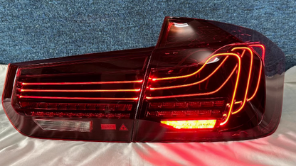 Vekto CSL style LED tail lights for BMW 3 Series F30/F35 2012-2018, showing sleek taillight design with LED accents.