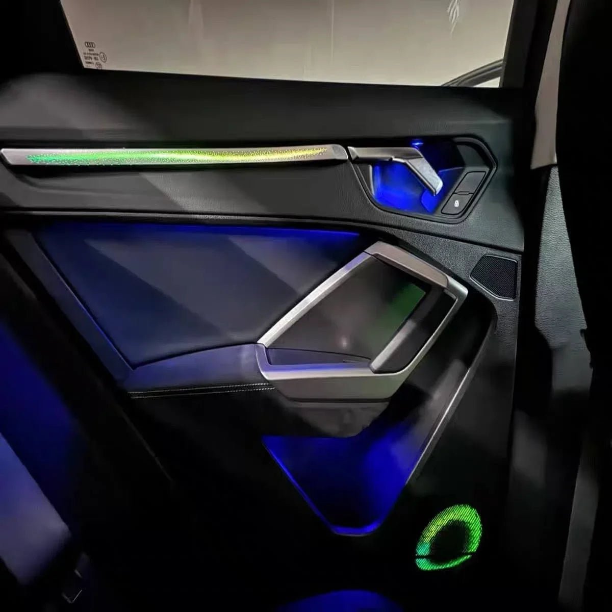 Audi Q3 Interior 64-Color Dynamic LED Ambient Light Kit 2019 - 2024 - AudiGear.com - Interior Lighting