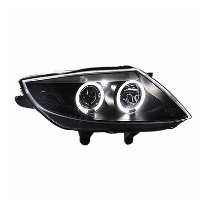 Vekto LED headlights assembly for BMW Z4 E89 2003-2008, showing the clear lens and modern LED design for improved visibility.