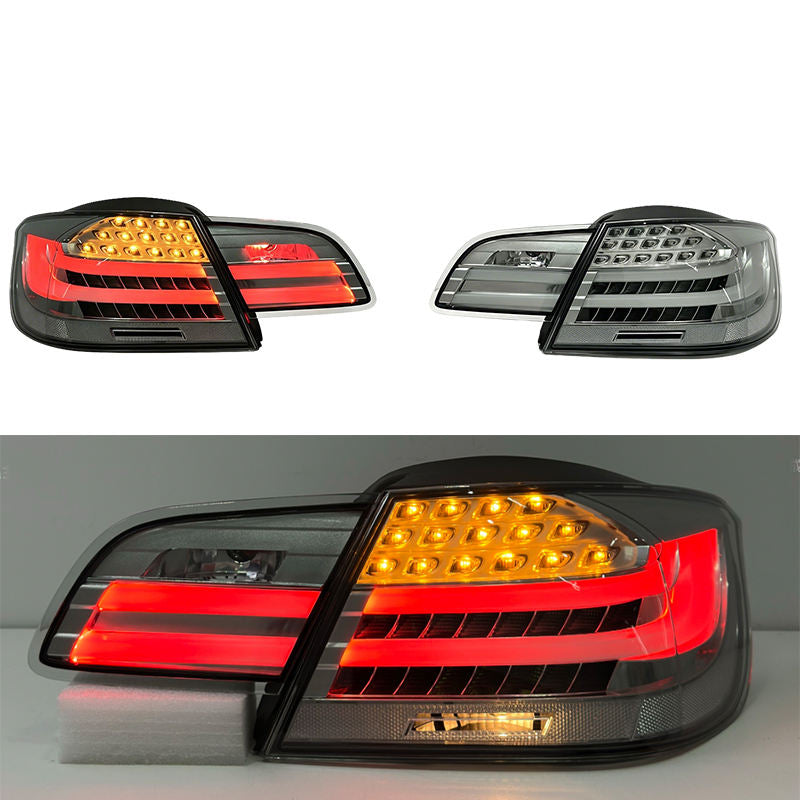 Vekto LED clear taillights for BMW 3 Series E93 and M3 convertible, 2006-2012, showing the sleek tail light design.