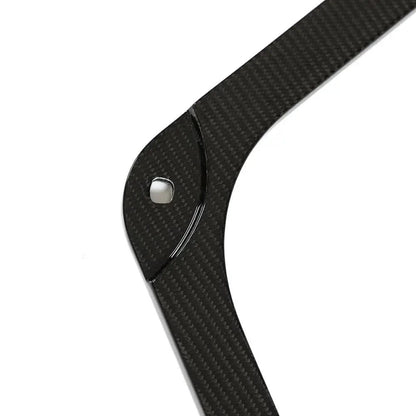 K2 Industries carbon fiber engine strut brace for BMW G80 M3 and G82/G83 M4, enhancing engine bay stability and performance.