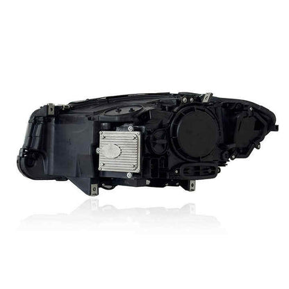 Vekto full LED headlight assembly for BMW 5 Series F10/F18 2011-2017, showing sleek headlight design with plug-and-play installation