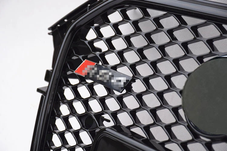 Bayern MotorWerks A4 S4 B8.5 2013-2016 Front Black Grille RS4 Style Mesh Honeycomb