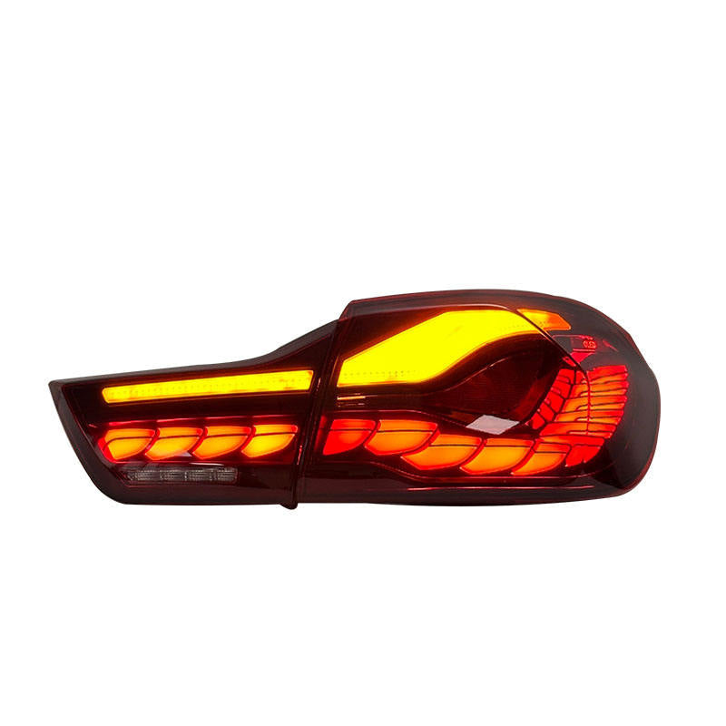 Vekto OLED GTS Style LED tail lights for BMW 4 Series F32/F33/F36 and M4 F82/F83 2014-2020, showing sleek taillight design