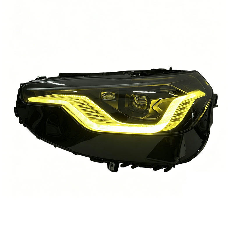 Vekto Smoke and Shadow Laser Dual-Color LED Headlights for BMW M2 G42 2022+ with sleek design and advanced lighting features