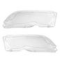 Clear headlight lens cover for BMW E46 3-series, fits 2002-2005 models, by K2 Industries, shown on a car headlamp assembly.
