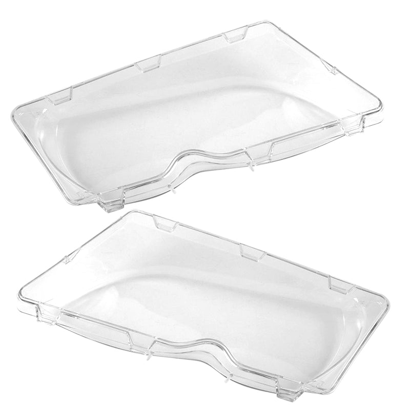 Clear headlamp lens cover for BMW E46 3-series headlights, compatible with 2002-2005 models, by K2 Industries.