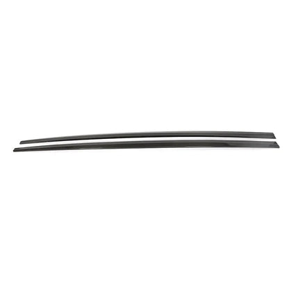 BMW 6 Series F06 Gran Coupe M Sport carbon fiber side skirt extensions by K2 Industries, showcasing sleek, aerodynamic design.