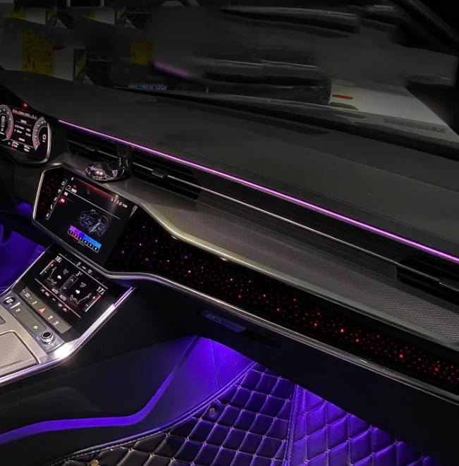 Audi A7 / S7 / RS7 / A6 C8 Interior 64-Color LED Ambient Light Kit 2019 - 2025 - AudiGear.com - Interior Lighting