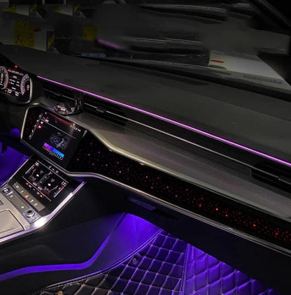 Audi A7 / S7 / RS7 / A6 C8 Interior 64-Color LED Ambient Light Kit 2019 - 2025 - AudiGear.com - Interior Lighting