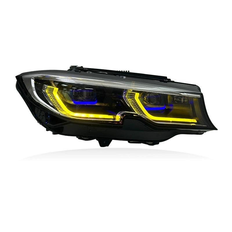 Vekto laser-style dual-color LED headlights for BMW G20 G21 3 Series Pre-LCI 2019-2022, showcasing modern headlight design