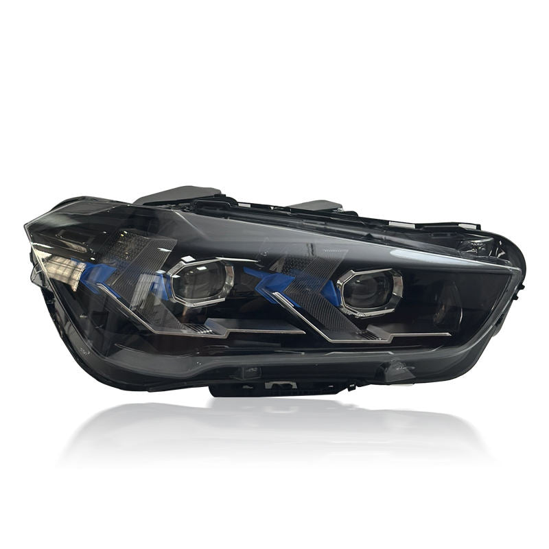 Vekto LED headlights for BMW X1 E84 2011-2015, showcasing sleek headlight assembly with bright LED bulbs.
