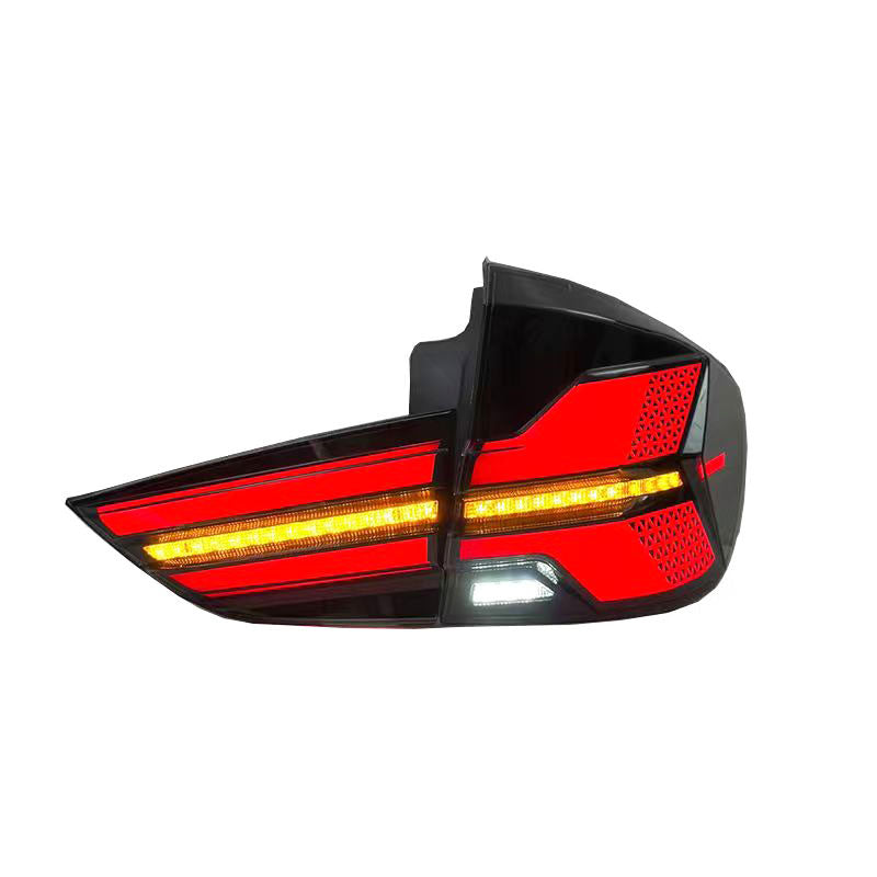 Vekto G05 Style LED Tail Lights for BMW X1 E84, showing sleek red and clear taillight design with LED accents