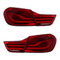 Vekto LED tail lights for BMW F32/F33/F36 4 Series 2013-2020, showing sleek red and clear lens design on vehicle