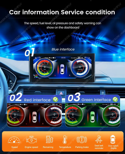 MNX Upograde Touchscreens for Audi A4 S4 A5 S5 B9 2016-2020 features Android/CarPlay 10.25 and 12.5" Multimedia Touchscreen