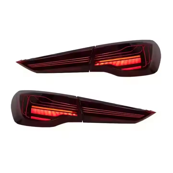 Vekto CSL Style LED tail lights for BMW 4 Series G22 G23 G26 G82 M4, rear taillights with modern LED design for 2020-2022