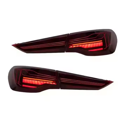 Vekto CSL Style LED tail lights for BMW 4 Series G22 G23 G26 G82 M4, rear taillights with modern LED design for 2020-2022