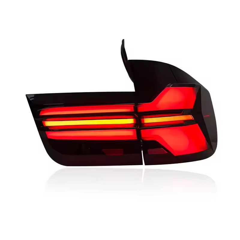 Vekto LED tail lights for BMW X5 E70 rear lamp assembly 2007-2013 showing red and clear lens with LED components