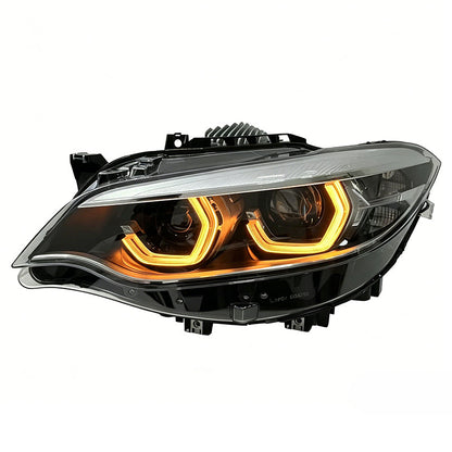 Vekto triple color LED headlights assembly for BMW 2 Series F22 F23 F87, 2014–2021, showing the front view with multi-color LED lights