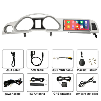 Upgrade Multimedia 8.8" Touchscreen compatible with Audi A6 C6 2005-2011 with 8-Core Android14 Wireless CarPlay GPS & Navigation