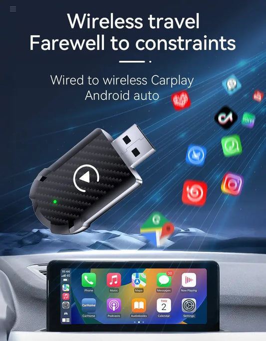 Bayern MotorWerks CarPlay Android Wireless Mini USB Adapter