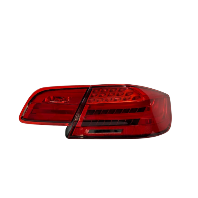 Vekto LED tail lights for BMW 3 Series E92 and M3 Coupe 2006-2012, showing red and clear lens taillight assembly.