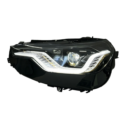 Vekto V2 Golden Smoked dual color LED headlights assembly for BMW 2 Series G42 (2022–2026), front view with smoked lens design.