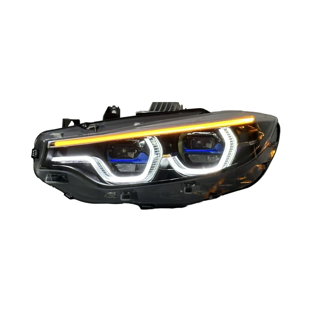 Vekto Ikon V3 LED Headlights for BMW 4 Series F32/F36 and M4 F82/F80 with three-color DRL upgrade and plug-and-play design