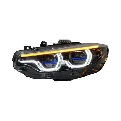 Vekto Ikon V3 LED Headlights for BMW 4 Series F32/F36 and M4 F82/F80 with three-color DRL upgrade and plug-and-play design