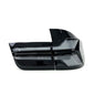 Vekto BMW X5 E70 LED tail lights rear lamp assembly for 2007-2013 models, showing close-up of illuminated red and clear lenses.