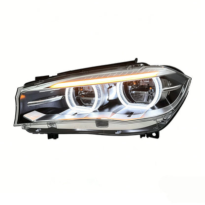 Vekto dual color LED headlights assembly for BMW X5 F15 (2014–2018) showing the headlight unit with dual color LED features.