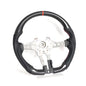 Vekto real carbon fiber BMW F-Series steering wheel with tri-color or red stripe details, designed for 1, 2, 3, 4, X1, X3, X6, and M2 models.