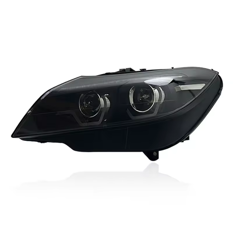 Vekto LED headlights for BMW Z4 E89 2009-2016, close-up of the sleek headlight assembly with bright LED bulbs.