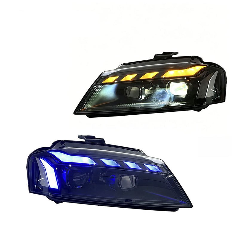 RS Style LED Headlights Assembly for Audi A3 (2008–2012) - AudiGear.com - Headlights