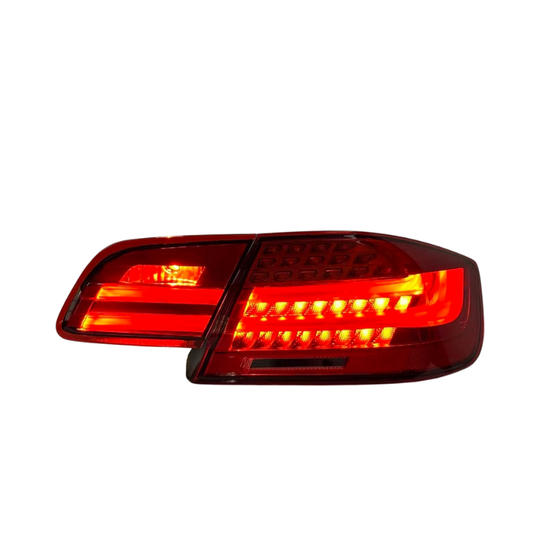 Vekto LED tail lights for BMW 3 Series E92 and M3 Coupe 2006-2012, showcasing sleek taillight design with bright LED illumination.
