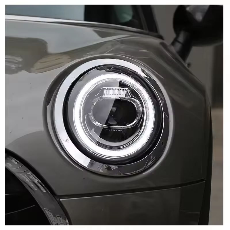 Vekto LED headlights assembly for BMW MINI F55 F56 F57 2014-2019, showing the bright headlight units with modern design.
