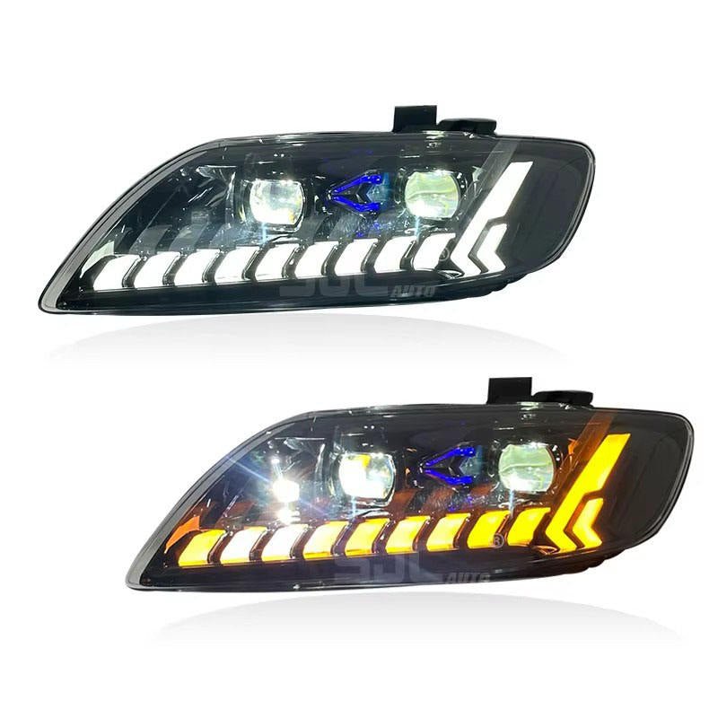 Full LED Projector Headlights for Audi Q7 4L 2006-2015 - AudiGear.com - Headlights