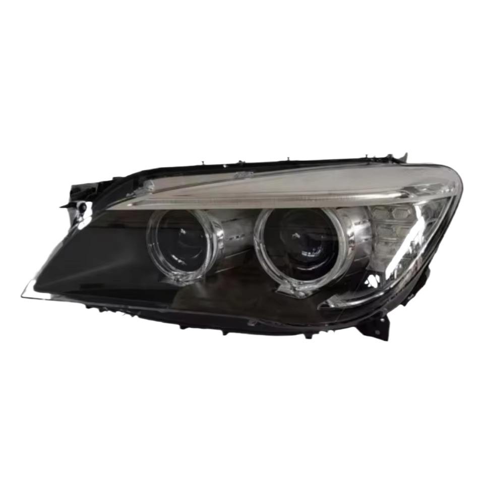 Vekto OEM Xenon HID headlight assembly for BMW 7 Series F01/F02 LCI 2013-2015, showing the headlight with clear lens and branding.