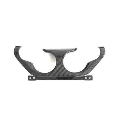 BMW M2 G87 coupe carbon fiber rear diffuser by K2 Industries, showcasing sleek aerodynamic design and textured carbon fiber finish.
