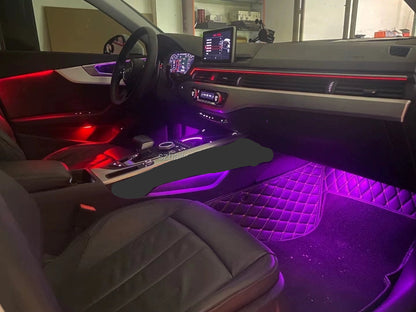 Dynamic LED Interior Ambient Lighting Kit fits Audi A4 A5 B9 2017-2021