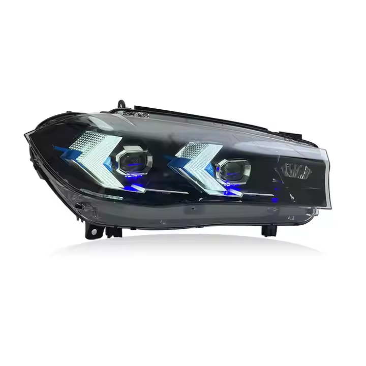 Vekto Snake Eyes LED headlights assembly for BMW X5 F15 (2013–2019) with sleek design and bright illumination.