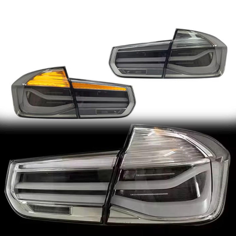 Vekto MP Style clear LED taillights for BMW 3 Series F30/F35 2012-2017, showing the sleek, modern design of the tail lights.