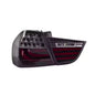 Vekto LED tail lights for BMW 3 Series E90 2009-2012, rear taillights with red and clear lens design.