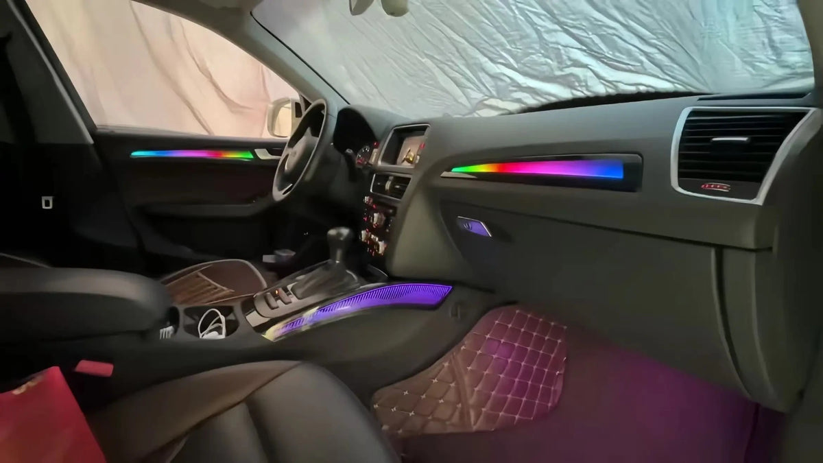Audi A4 / A4L B8 / A5 / Q5 Interior 64-Color Star Sky Dynamic LED Ambient Light Kit 2009 - 2017 - AudiGear.com - Interior Lighting
