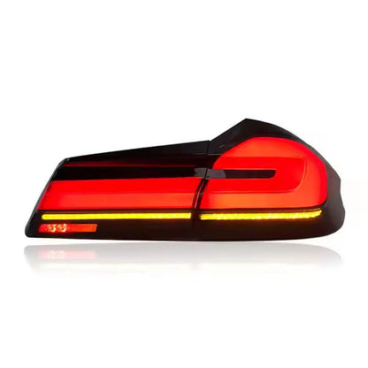 Vekto full LED LCI style taillights for BMW 5 Series G30/G38 and M5 F90, 2018-2023, showing sleek automotive tail light design