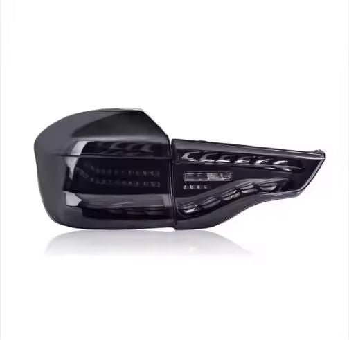 Vekto LED tail lights for BMW X3 G01 G08 2019-2022, showing close-up of sleek red and clear taillight design