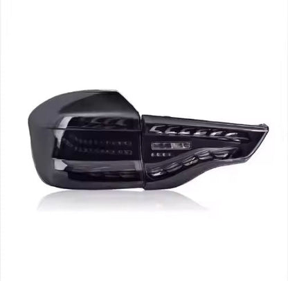Vekto LED tail lights for BMW X3 G01 G08 2019-2022, showing close-up of sleek red and clear taillight design